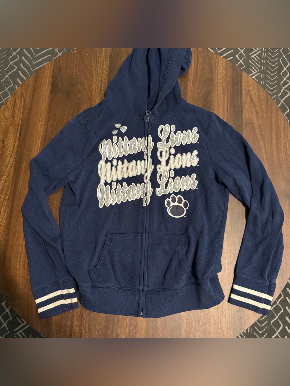 Girls Penn state hoodie jacket